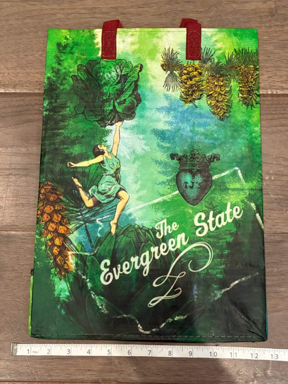 NWT Trader Joe's State Grocery Bag Collectible Regional Rare Design -Washington